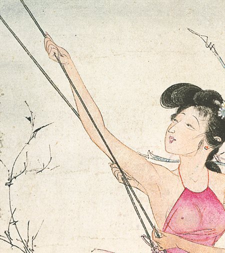 尚志-胡也佛的仕女画和最知名的金瓶梅秘戏图
